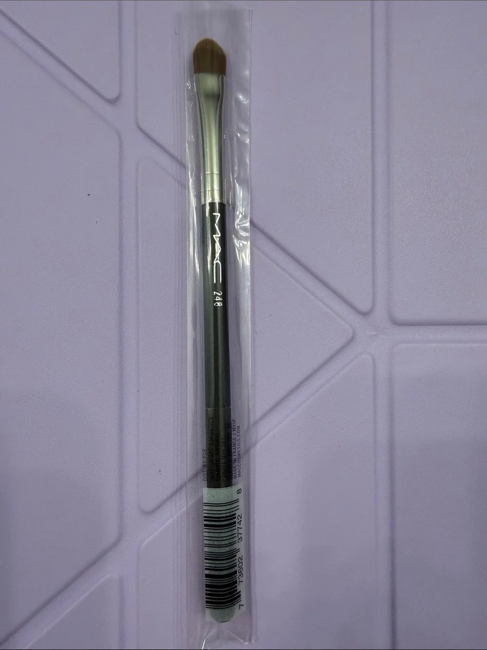 MAC 248 Eye Shader Brush - Black/Silver New